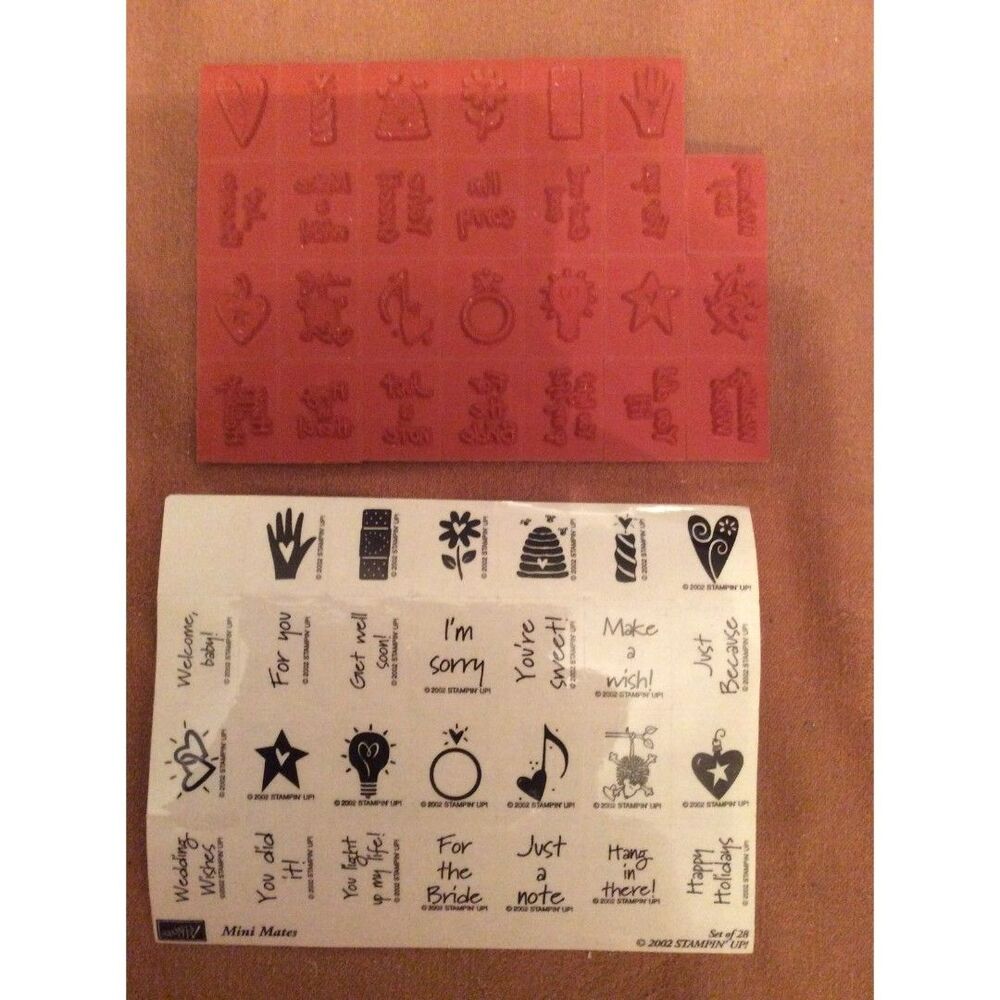 Stampin Up Mini Mates Set of 28 B6